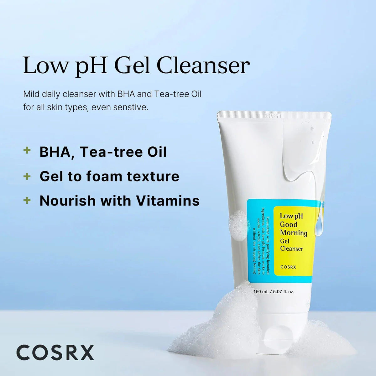 COSRX Low pH Good Morning Gel Cleanser (150 ML)